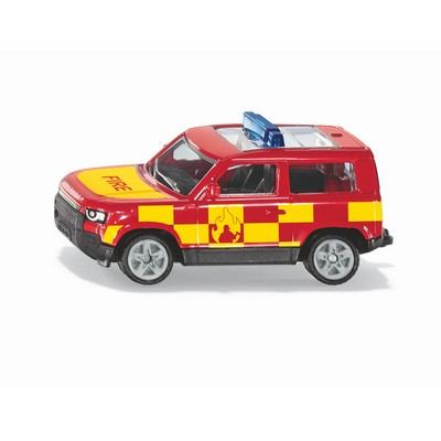 Land Rover Defender Fire Brigade Die-Cast Model