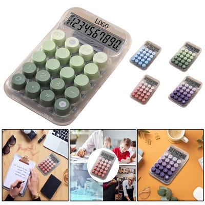 Colorful 12-Bit Accounting Calculator