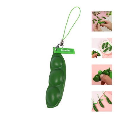 Soybean Pea Keychain
