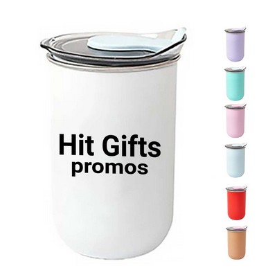10Oz Lidded Wine Tumbler