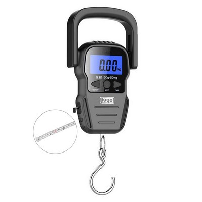 Handheld Digital Scale w/ Measuring Tape