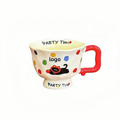 Cute Ceramic Coffee Mug for Women Home Office Use 2024