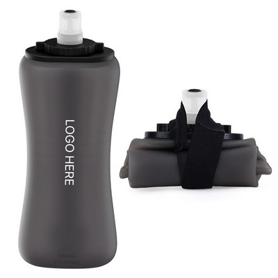 Cycling Water Bottle Mountain Road Bike Squeeze Bottle Portable Foldable Sports Bottle 350ml