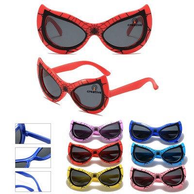 Spiderweb Pattern Kids Sunglasses