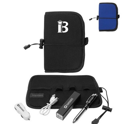 Neoprene Roll Up Tech Organizer