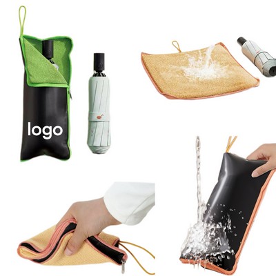 Portable Water Absorbent Storage Pouch