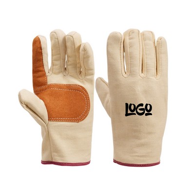 Double Layer Thickening Canvas Gloves