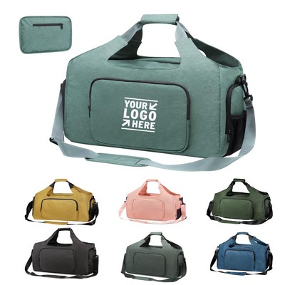 Men Women Sports Duffle Compartment Wet Travel Gym Bag With Shoe Pocket