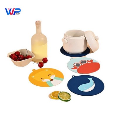 PVC soft coaster non slip heat insulation