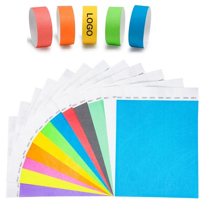 Disposable Waterproof Neon Paper Event Wristband