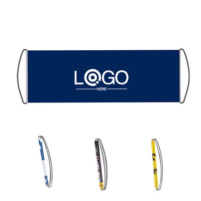 Retractable Hand Held Roller Banner