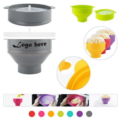 Portable Folding Silicone Popcorn Bucket