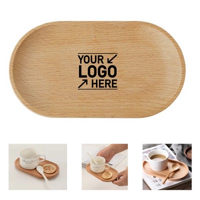 Natural Beech Wooden Serving Tray