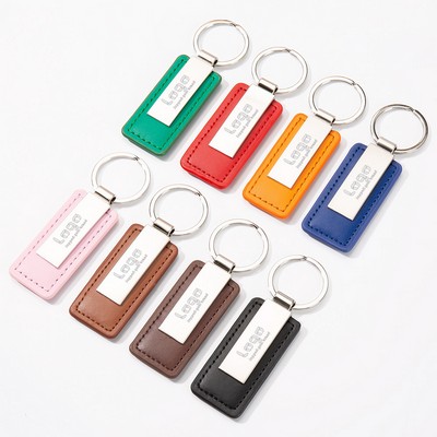 Auto Leather Key Tag