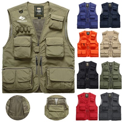 Casual Outdoor Work Safari Fishing Photo Vest
