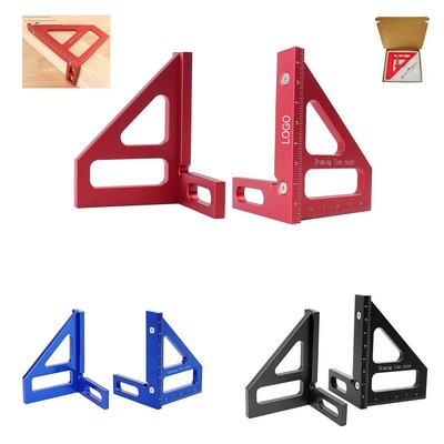 3D Aluminum Alloy Multi-Angle Measuring Ruler