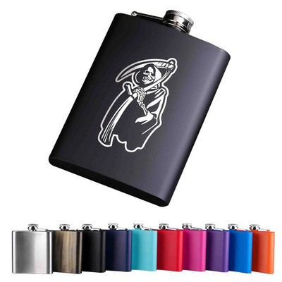8 oz Stainless Steel Hip Flask Whiskey Jug Men Gift