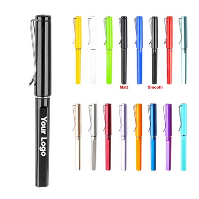 Plastic and Metal Ballpoint Pen with Clip