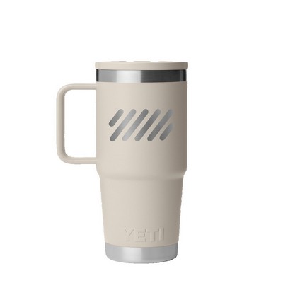 Yeti 20 oz Rambler Travel Mug with Color-Matched Straw Lid