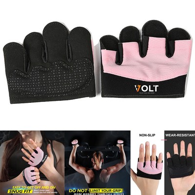 Silicone Half-finger Gym Workout Gloves