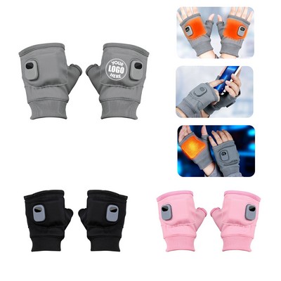 Rechargeable Heated Fingerless Gloves