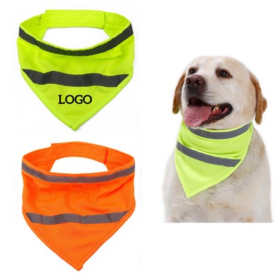 Pet Reflective Triangle Bandana Dog Scarf