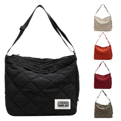 Large Capacity Nylon Puffer Bag