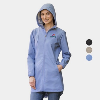 Weatherproof® Classic Fit Ladies Hooded Rain Jacket