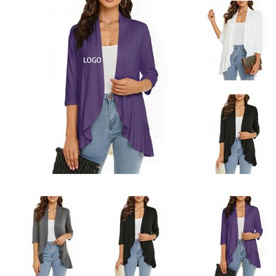 Women's 3/4 Sleeve Cardigan