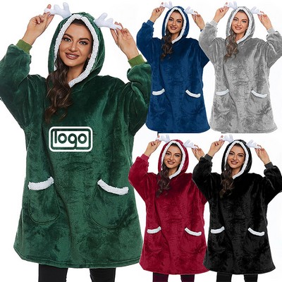 Christmas Staghorn Slacker Blanket