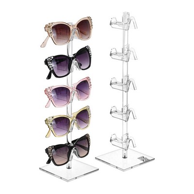 5 Layers Acrylic Sunglass Organizer Display Frame Storage