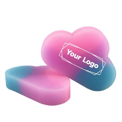 Rainbow Cloud-Shaped PVC Eraser
