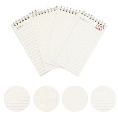 A7 Spiral Top Bound Mini Notebooks