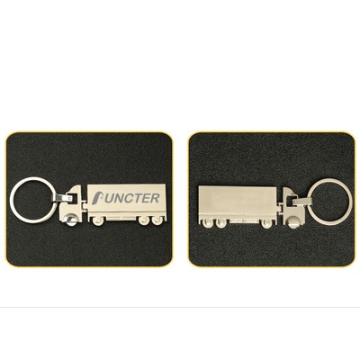 Mini Metal Truck Keychain