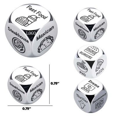 Valentine Food Decision Date Dice