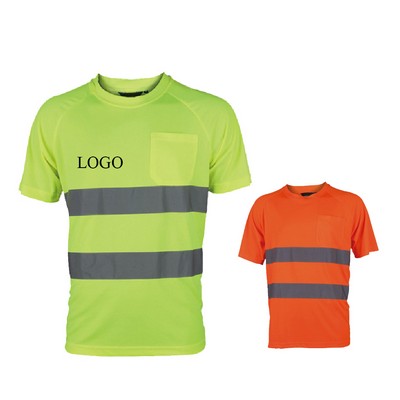 High Reflective Short Sleeve Safety Shirts