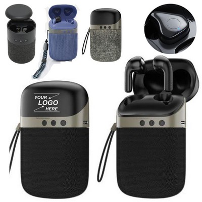 2" 1 Wireless Speaker and Earbuds 360 Surround