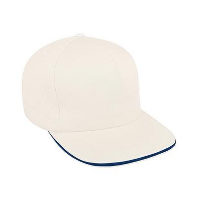 Sandwich Brim Ripstop Snapback Trucker Hat