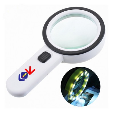 Handheld 30X LED Light High Definition Magnifying Glass