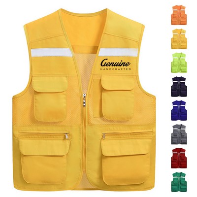 Breathable Safety Vest with Pockets