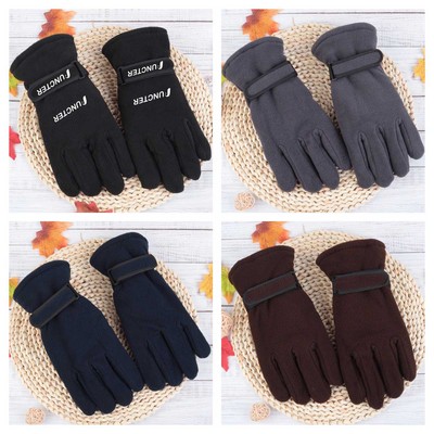 Polar Fleece Knit Touch Screen Glove