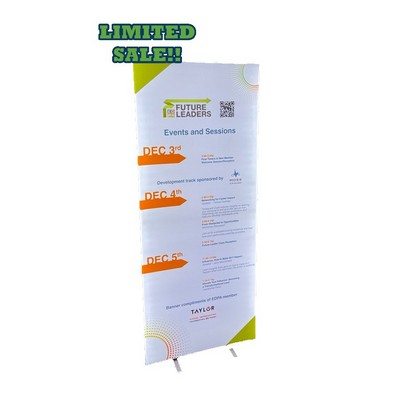 34" x 79" SEG Backlit Display Banner - Dye Sublimation Print