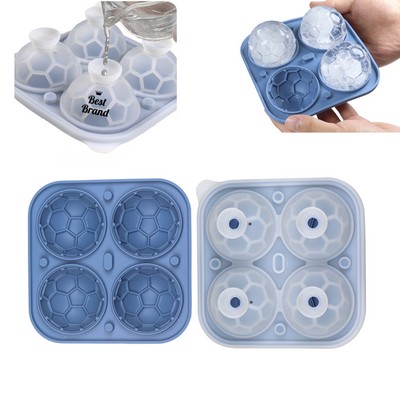 Soccer-Shaped Silicone Ice Ball Mold