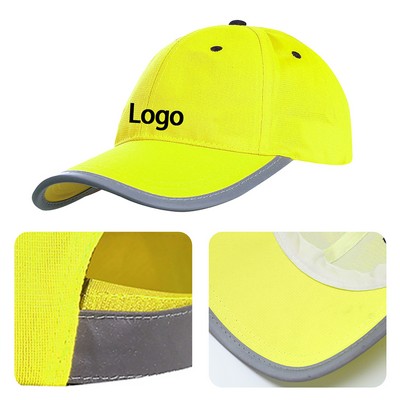 High Visibility Comfortable Design Safety Reflective Baseball Cap