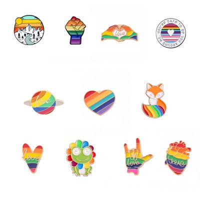 Custom Rainbow Pride Pin