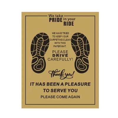 Disposable Car Paper Mat