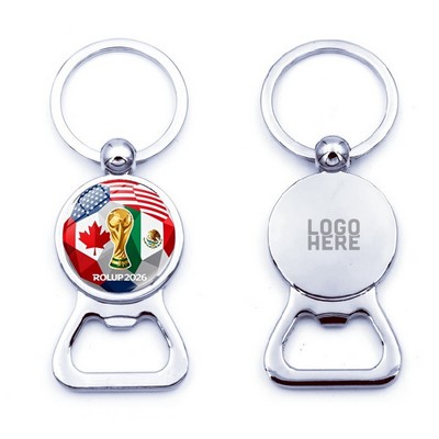 2026 US-Canada-Mexico World Cup Bottle Opener Keychain