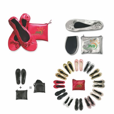Portable Travel Ballet Roll Up Shoes