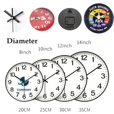 14" Round Wall Clock