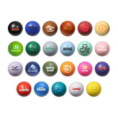 2.75" Round Stress Reliever Stress Balls With Custom Logo